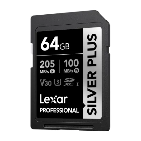 Lexar Professional SILVER PLUS SDXC 64GB memory card